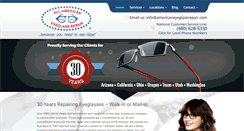 Desktop Screenshot of americaneyeglassrepair.com
