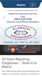 Mobile Screenshot of americaneyeglassrepair.com